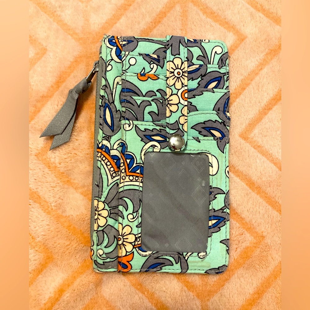 Vera Bradley Card Wallet Fan Flowers
